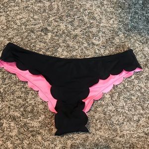 Victoria secret scalloped bathing suit bottoms